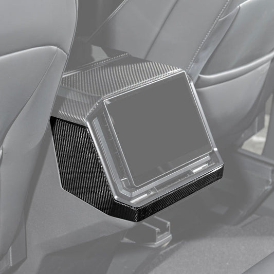 2024-Up Tesla Cybertruck Rear Display Cover - VENT-1061-BKCF