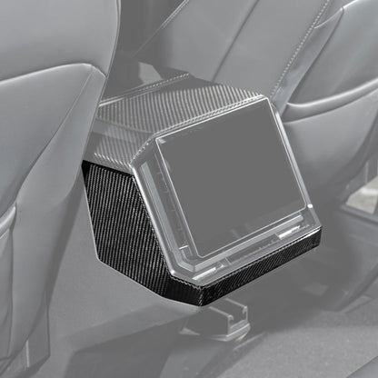 2024-Up Tesla Cybertruck Rear Display Cover - VENT-1061-BKCF