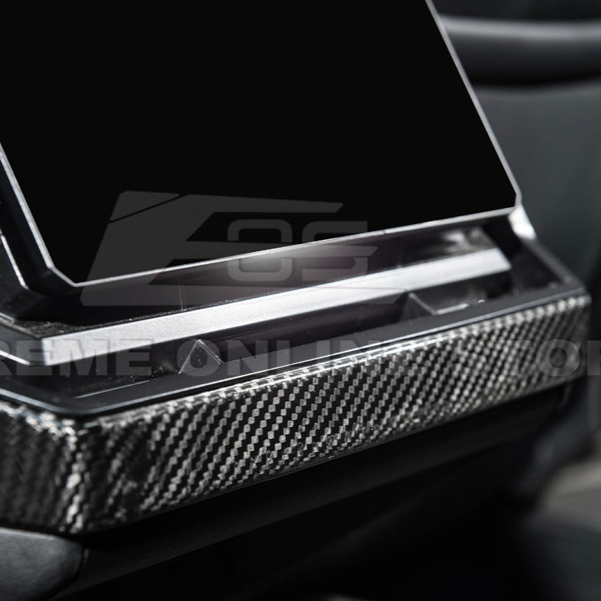 2024-Up Tesla Cybertruck Rear Display Cover - VENT-1061-BKCF