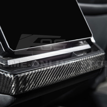 2024-Up Tesla Cybertruck Rear Display Cover - VENT-1061-BKCF