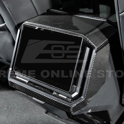 2024-Up Tesla Cybertruck Rear Display Cover - VENT-1061-BKCF
