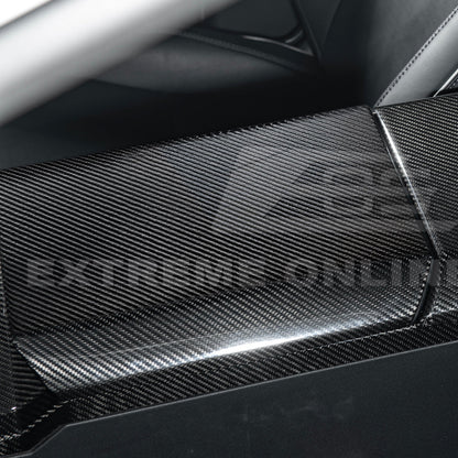 2024-Up Tesla Cybertruck Armrest Cover - VENT-1059-BKCF