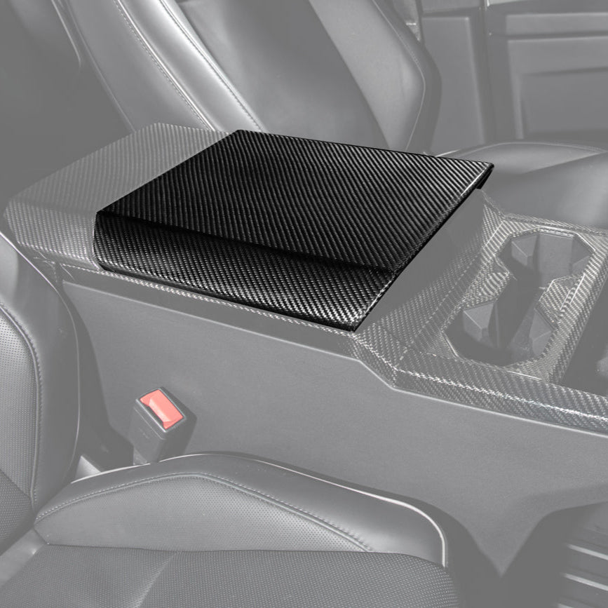 2024-Up Tesla Cybertruck Armrest Cover - VENT-1059-BKCF