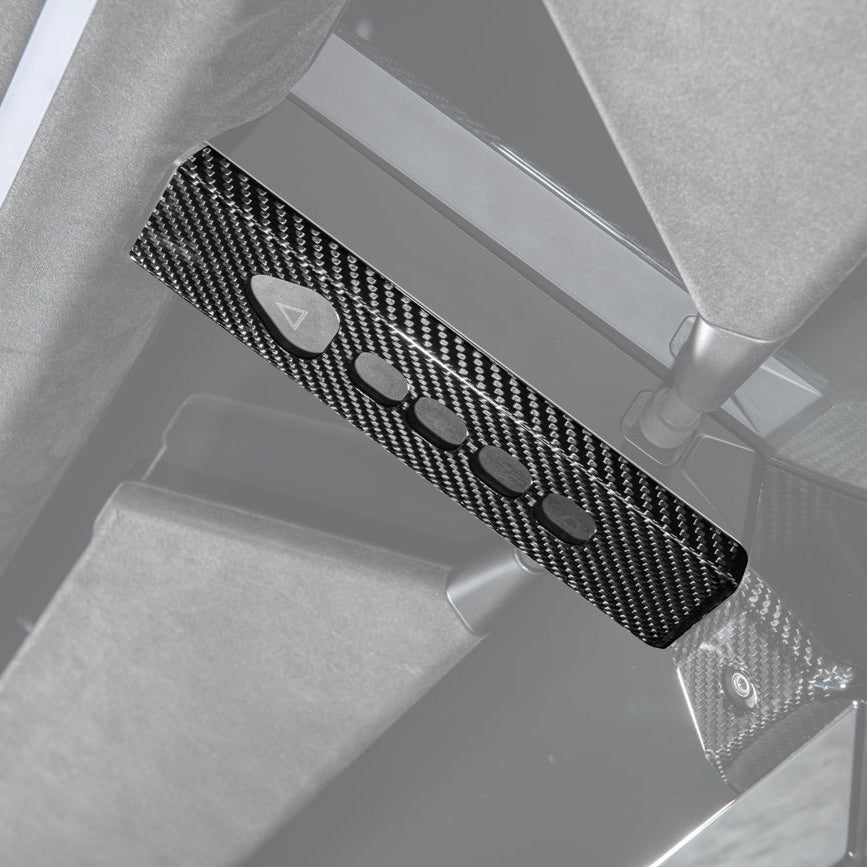 2024-Up Tesla Cybertruck Upper Gear Shift Cover - VENT-1060-BKCF