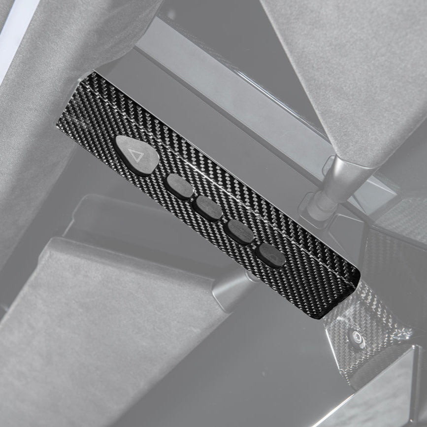 2024-Up Tesla Cybertruck Upper Gear Shift Cover - VENT-1060-BKCF