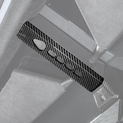 2024-Up Tesla Cybertruck Upper Gear Shift Cover - VENT-1060-BKCF