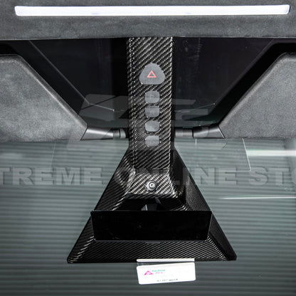 2024-Up Tesla Cybertruck Upper Gear Shift Cover - VENT-1060-BKCF
