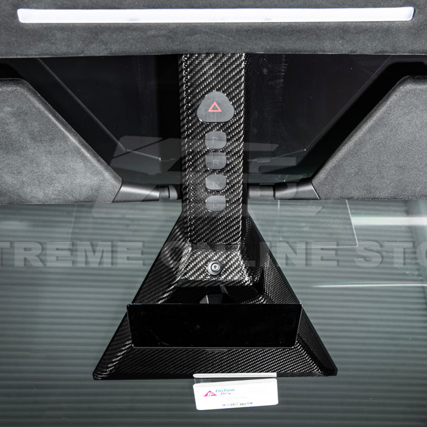 2024-Up Tesla Cybertruck Rear View Mirror Upper Cover - VENT-1063-BKCF