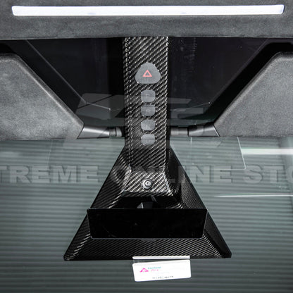 2024-Up Tesla Cybertruck Rear View Mirror Upper Cover - VENT-1063-BKCF