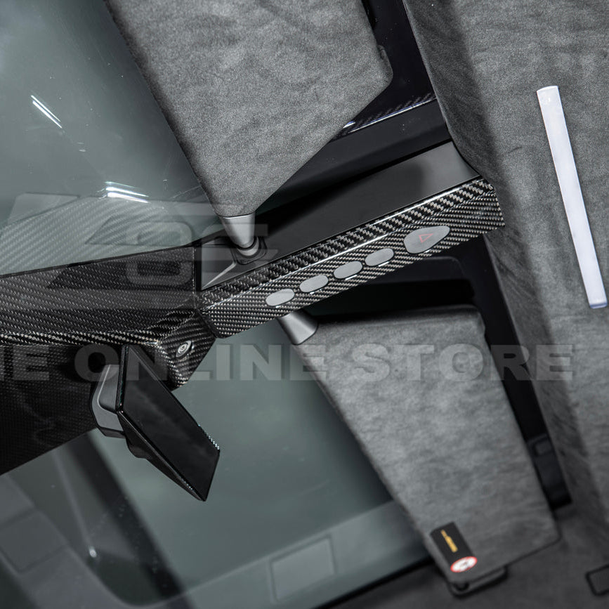2024-Up Tesla Cybertruck Upper Gear Shift Cover - VENT-1060-BKCF