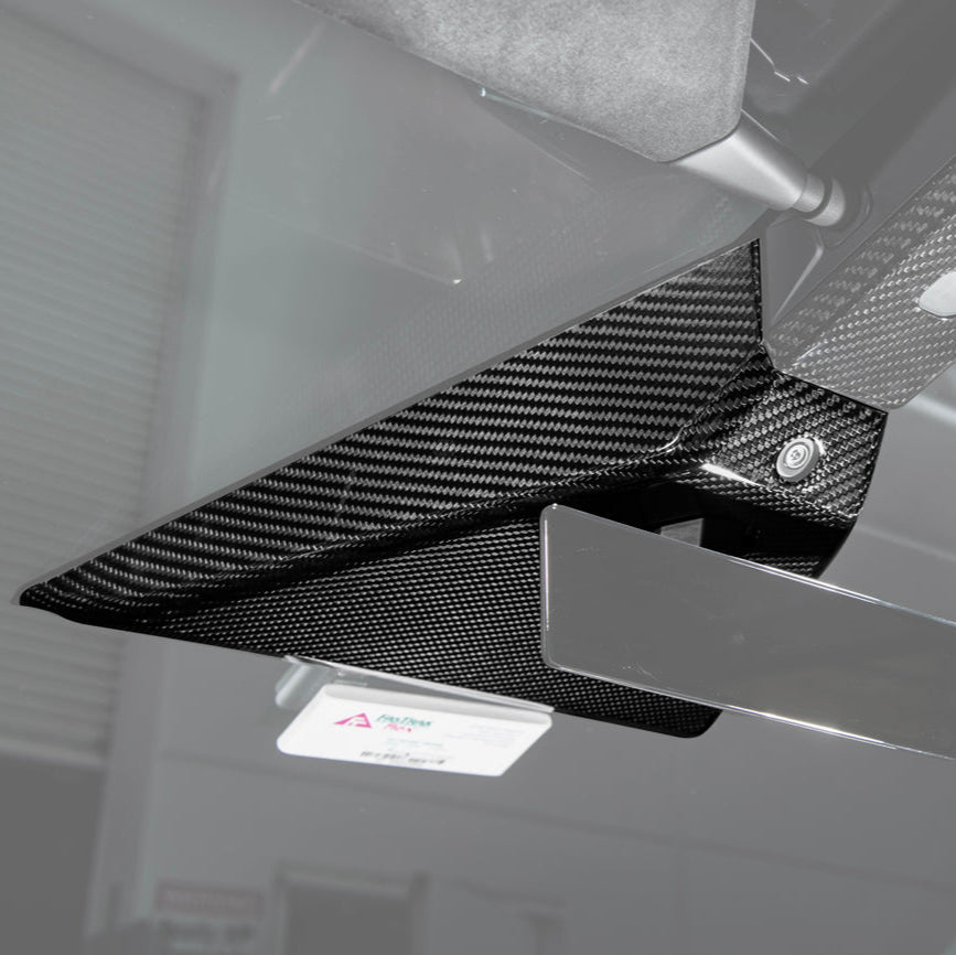 2024-Up Tesla Cybertruck Rear View Mirror Upper Cover - VENT-1063-BKCF