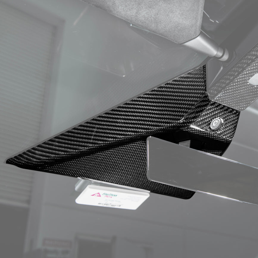 2024-Up Tesla Cybertruck Rear View Mirror Upper Cover - VENT-1063-BKCF
