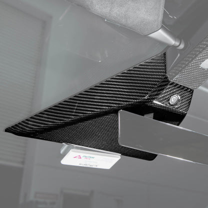 2024-Up Tesla Cybertruck Rear View Mirror Upper Cover - VENT-1063-BKCF