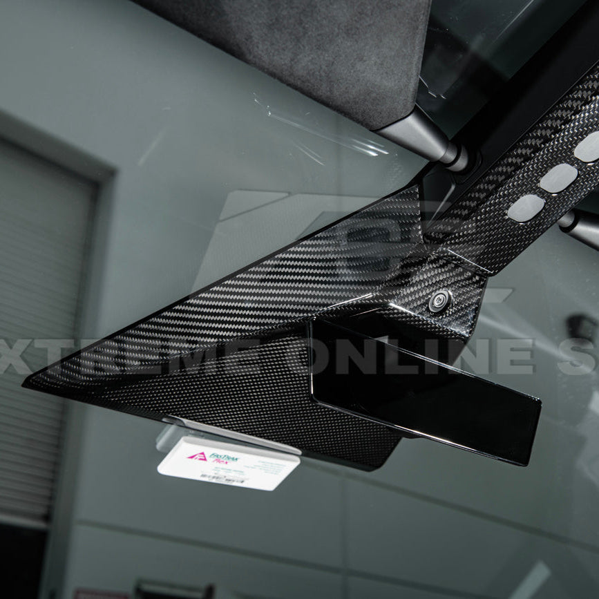 2024-Up Tesla Cybertruck Rear View Mirror Upper Cover - VENT-1063-BKCF