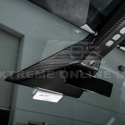 2024-Up Tesla Cybertruck Rear View Mirror Upper Cover - VENT-1063-BKCF
