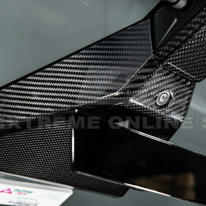 2024-Up Tesla Cybertruck Rear View Mirror Upper Cover - VENT-1063-BKCF