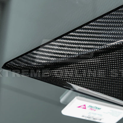 2024-Up Tesla Cybertruck Rear View Mirror Upper Cover - VENT-1063-BKCF