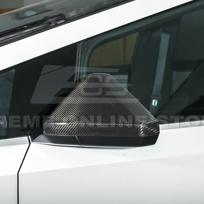 2024-Up Tesla Cybertruck Side Mirror Covers Pair - MC-1057-BKCF