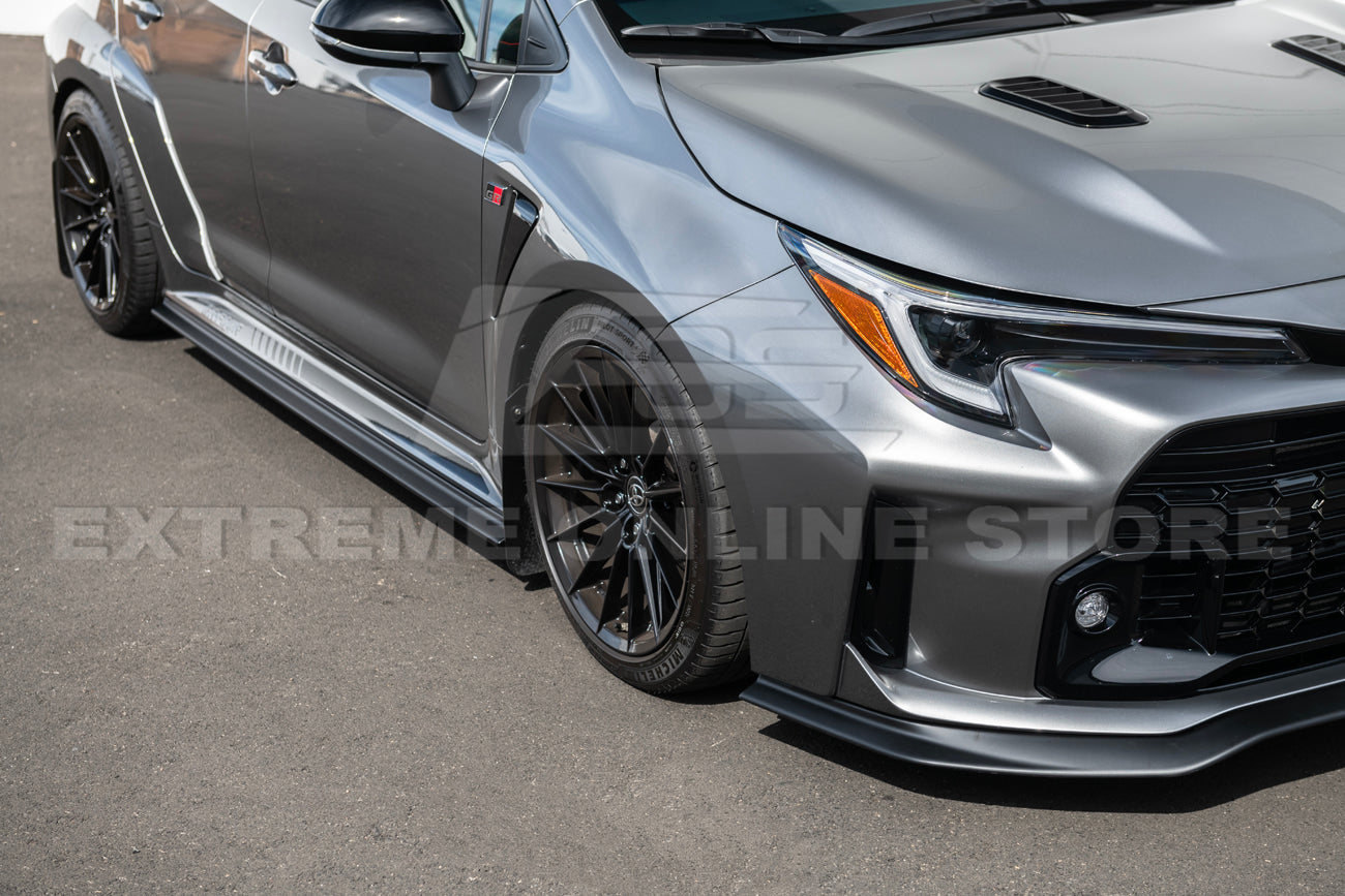 2023-24 GR Corolla Carbon Fiber Front Lip & Side Skirts