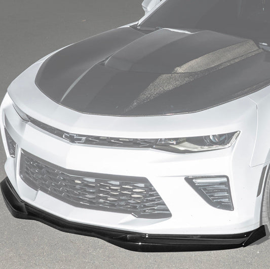 2016-Up Camaro SS | T6 Style Front Lip Splitter w/ Side End Cap
