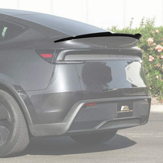 2025-Up Tesla Model Y Track Style Rear Trunk Wing Spoiler - SPOILER-1293-ABS