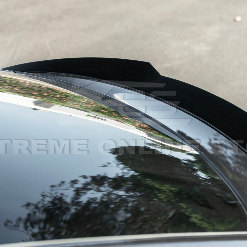 2025-Up Tesla Model Y Track Style Rear Trunk Wing Spoiler - SPOILER-1293-ABS