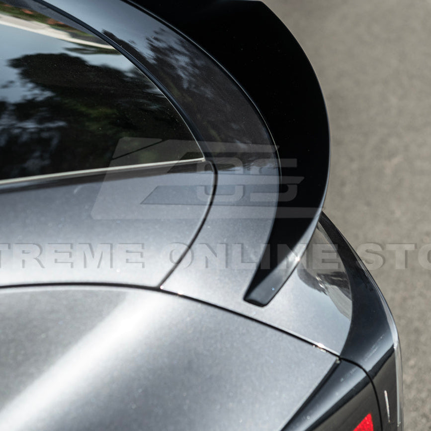 2025-Up Tesla Model Y Track Style Rear Trunk Wing Spoiler - SPOILER-1293-ABS