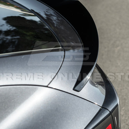 2025-Up Tesla Model Y Track Style Rear Trunk Wing Spoiler - SPOILER-1293-ABS