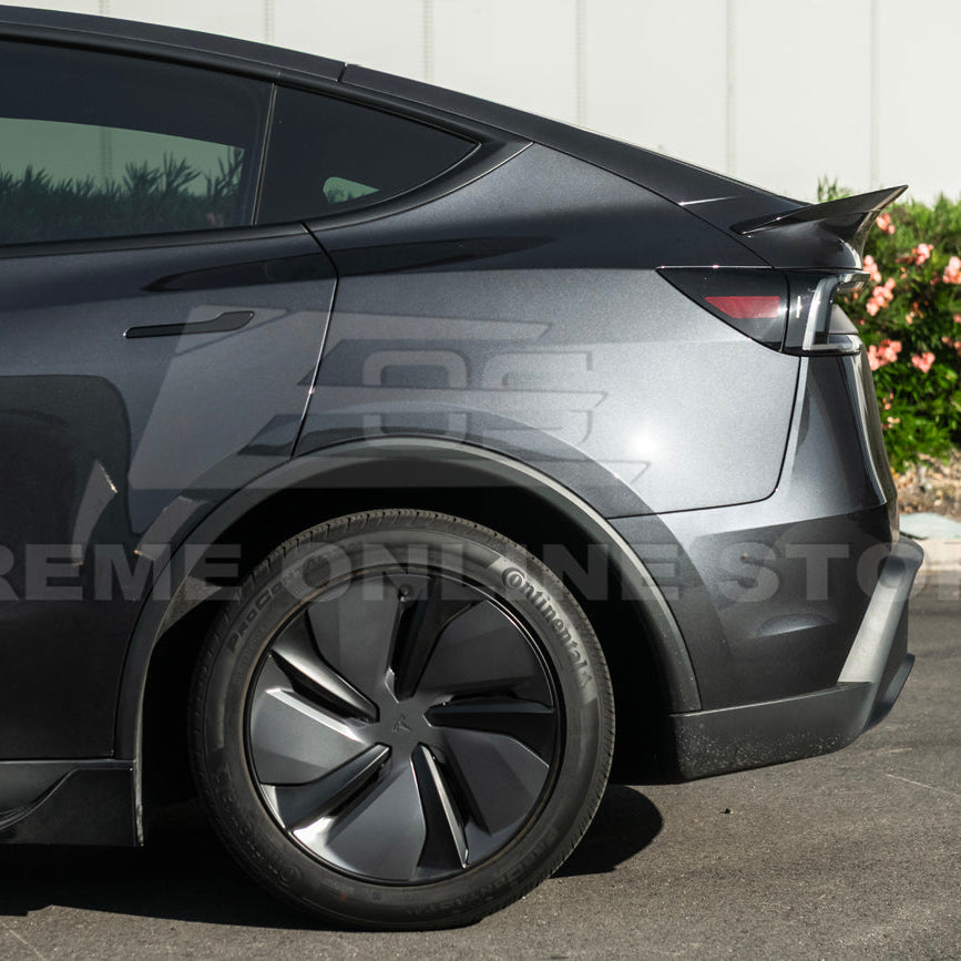 2025-Up Tesla Model Y Track Style Rear Trunk Wing Spoiler - SPOILER-1293-ABS