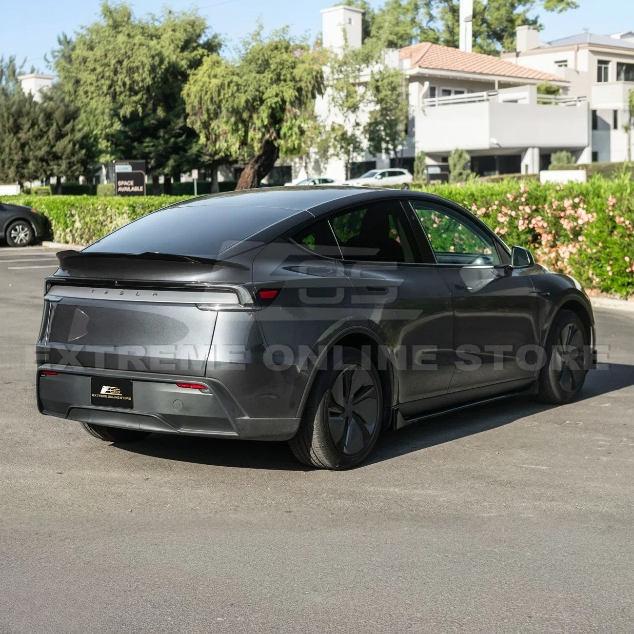 2025-Up Tesla Model Y Track Style Rear Trunk Wing Spoiler - SPOILER-1293-ABS