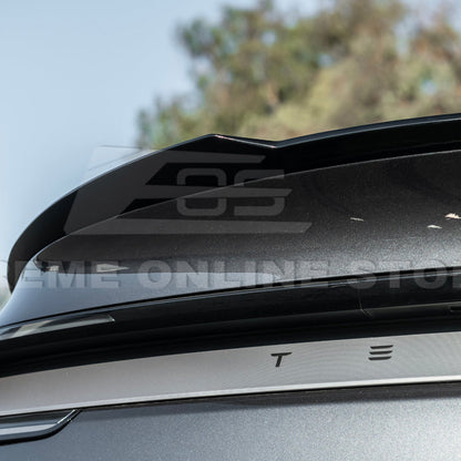 2025-Up Tesla Model Y Track Style Rear Trunk Wing Spoiler - SPOILER-1293-ABS