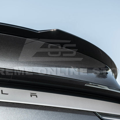 2025-Up Tesla Model Y Track Style Rear Trunk Wing Spoiler - SPOILER-1293-ABS
