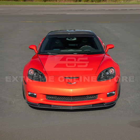 2005-13 Corvette C6 Replacment DRY CARBON FIBER Headlights Housing