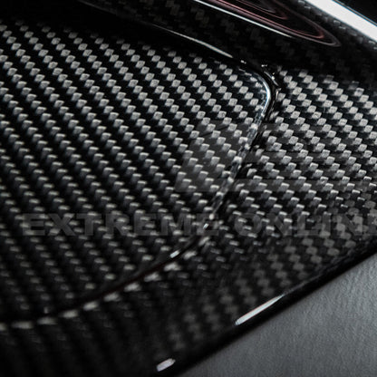 Corvette C8 DRY CARBON FIBER Center Console w/ Switch Trim Cover