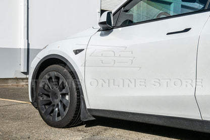 2020-23 Tesla Model 3 & 20-24 Y Carbon Fiber Exterior Door Camera Covers - VENT-780-BKCF