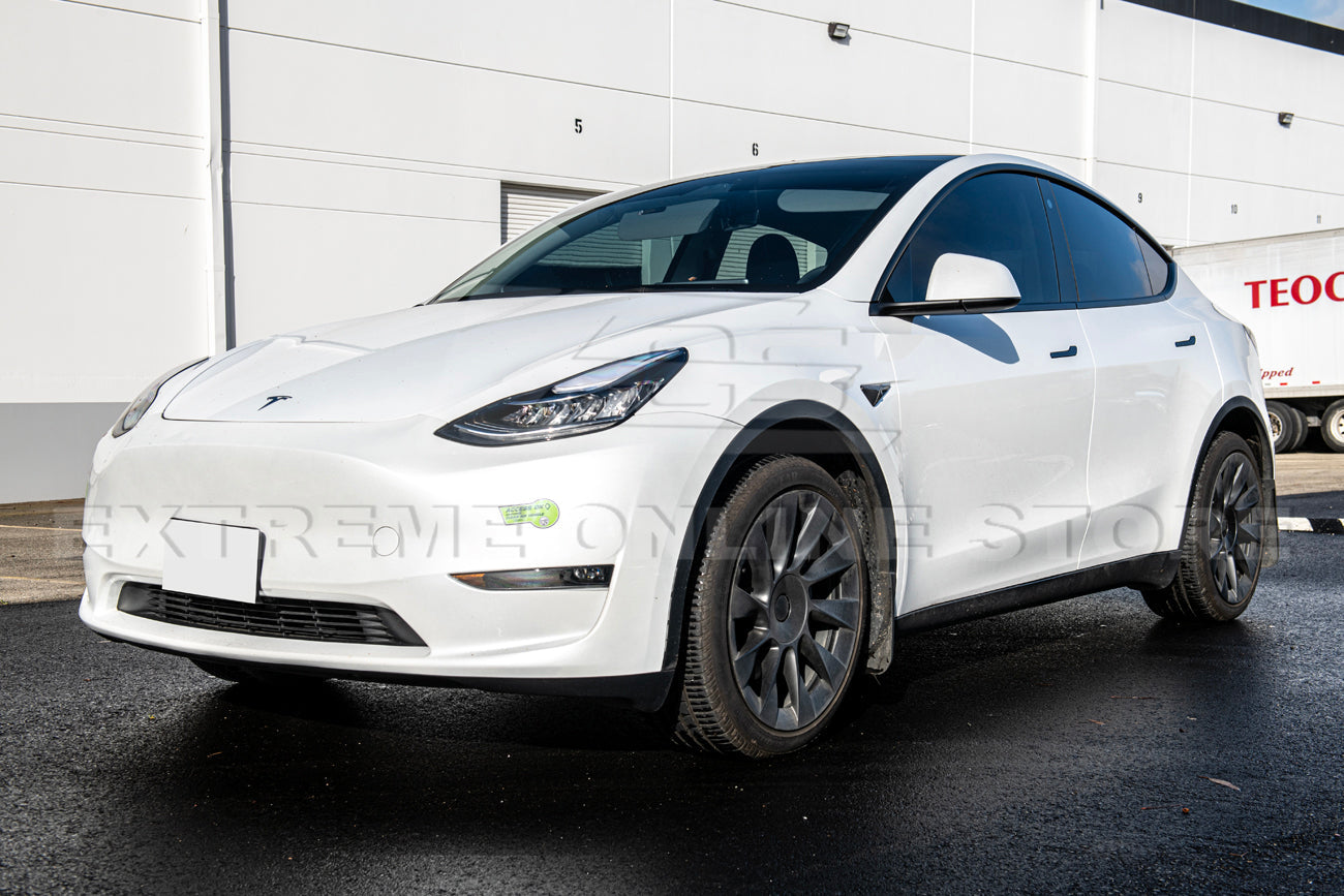 2020-23 Tesla Model 3 & 20-24 Y Carbon Fiber Exterior Door Camera Covers - VENT-780-BKCF