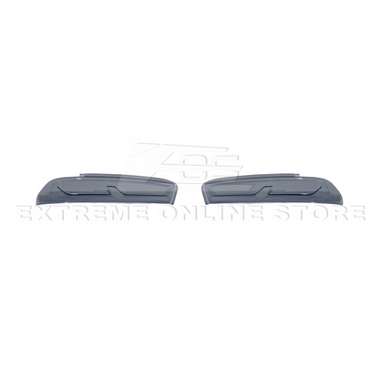 2016-18 Chevrolet Camaro SMOKE TINTED Rear Tail Light Trim Bezel Cover Pair