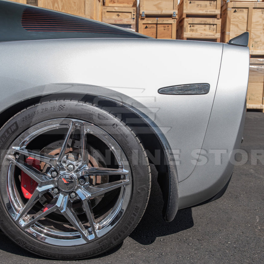 Chevrolet Corvette C6 Base Rear Splash Guards Mud Flaps