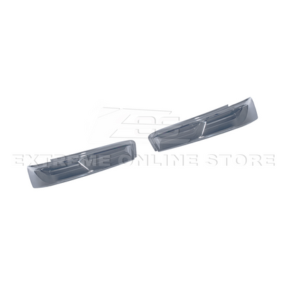 2016-18 Chevrolet Camaro SMOKE TINTED Rear Tail Light Trim Bezel Cover Pair