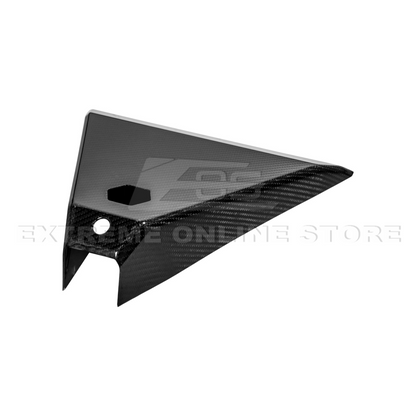 2024-Up Tesla Cybertruck Rear View Mirror Upper Cover - VENT-1063-BKCF