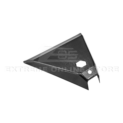 2024-Up Tesla Cybertruck Rear View Mirror Upper Cover - VENT-1063-BKCF