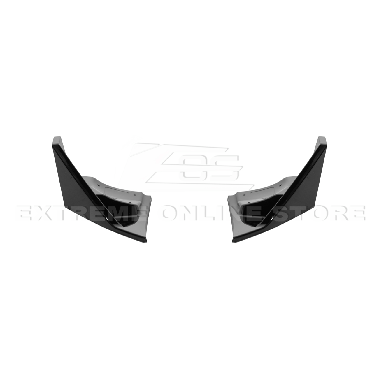 2024-Up Tesla Model 3 Track Style Rear Bumper Diffuser Lip - DIFF-1122-ABS