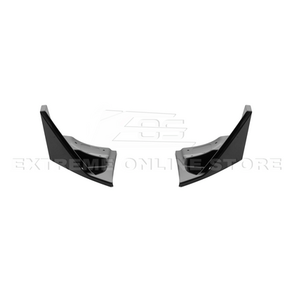 2024-Up Tesla Model 3 Track Style Rear Bumper Diffuser Lip - DIFF-1122-ABS