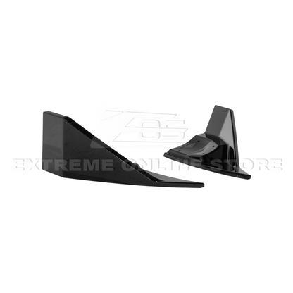 2024-Up Tesla Model 3 Track Style Rear Bumper Diffuser Lip - DIFF-1122-ABS