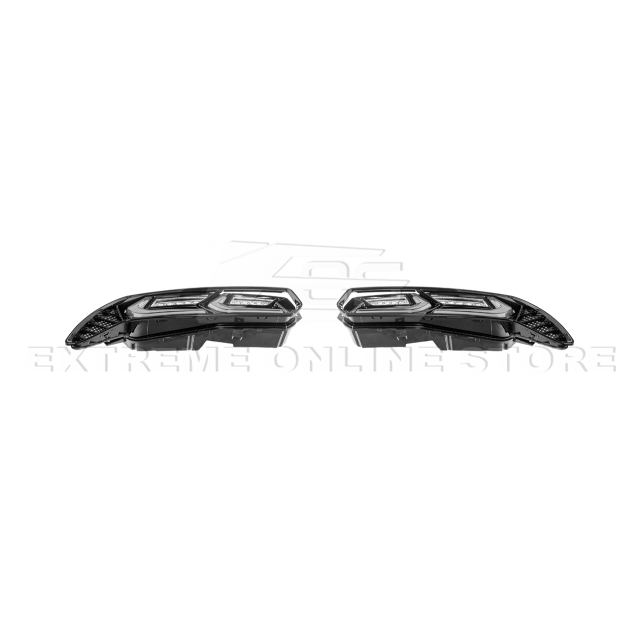 2014-19 Corvette C7 Smoke / Clear Lens Rear Taillight