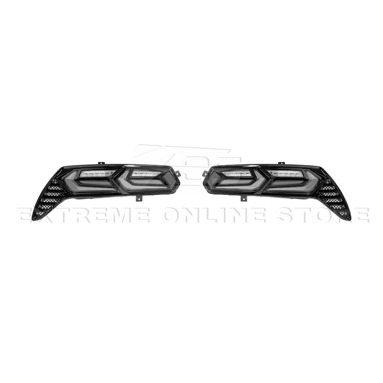 2014-19 Corvette C7 Smoke / Clear Lens Rear Taillight