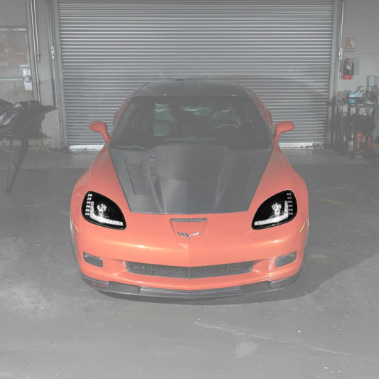 2005-13 Corvette C6 l C7 Style Projector LED Sequential Signal Turn Headlights