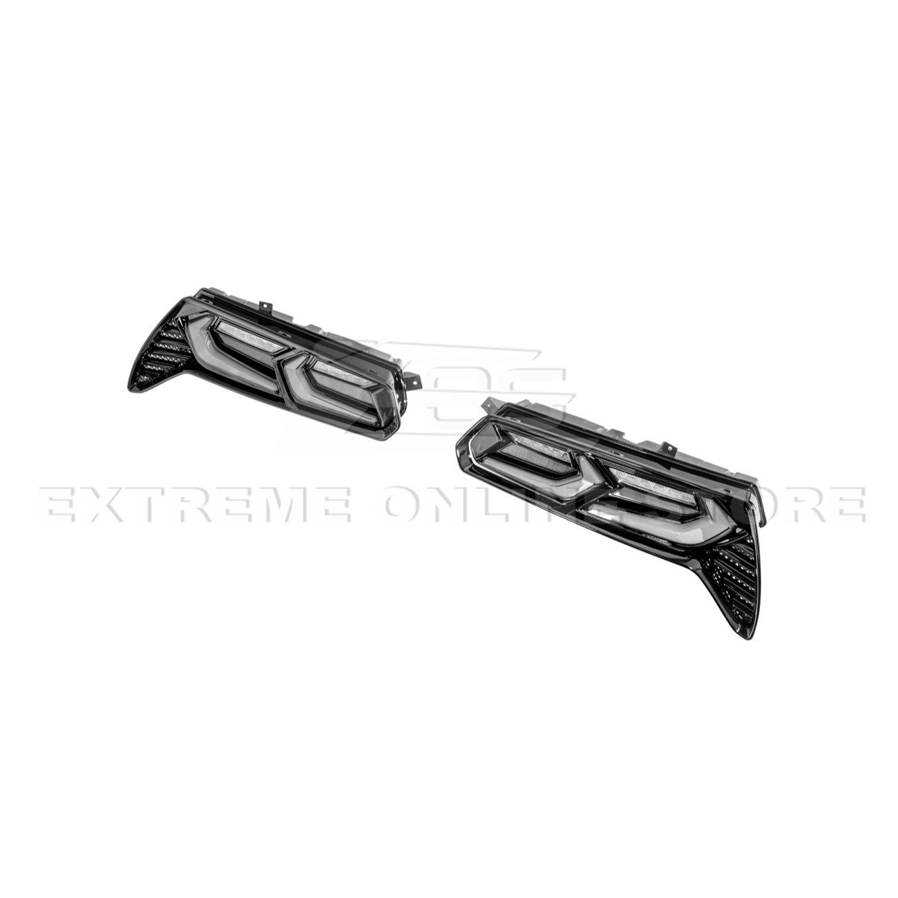 2014-19 Corvette C7 Smoke / Clear Lens Rear Taillight