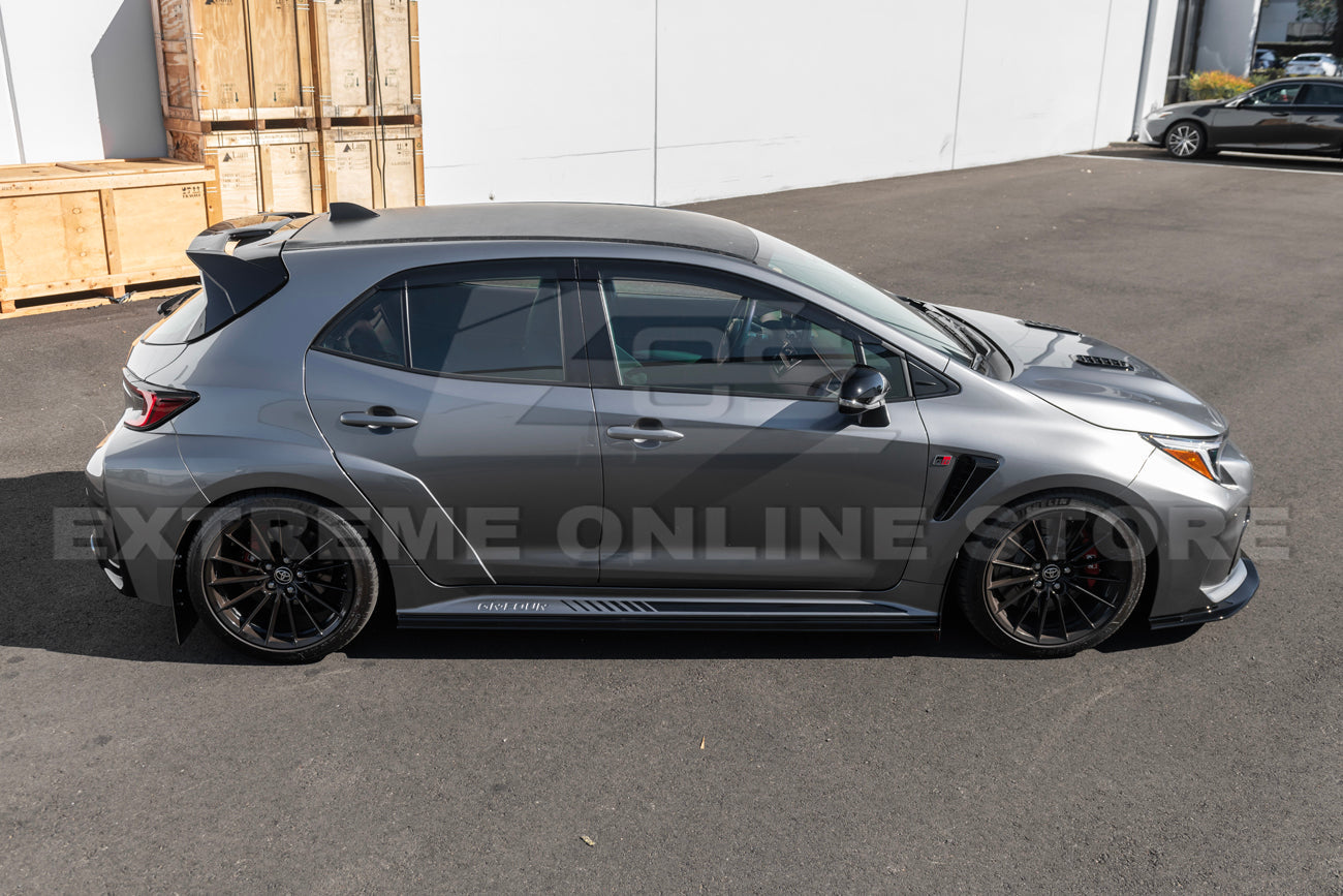 2023-24 GR Corolla Carbon Fiber Front Lip & Side Skirts