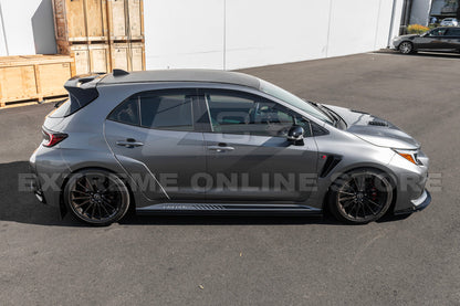 2023-24 GR Corolla Carbon Fiber Front Lip & Side Skirts